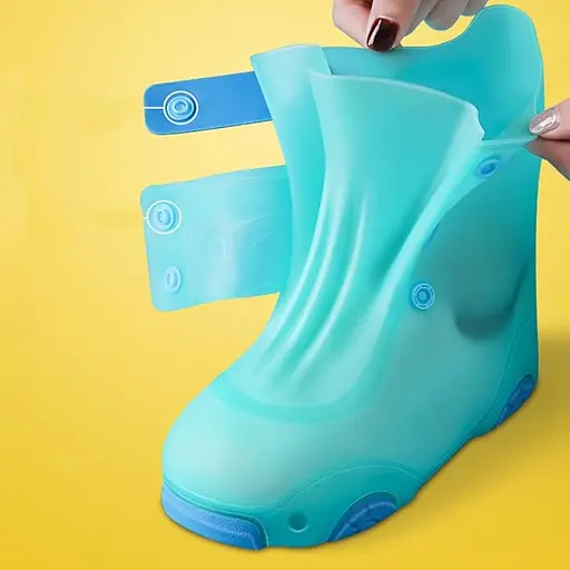 Бахіли на взуття Kidigo дитячі ПВХ H003 2XL 34-35 Green (17578) - фото 3