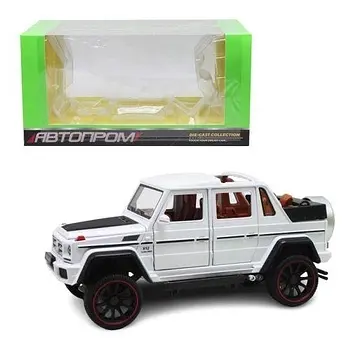 Машина металева 7579 АВТОПРОМ, 1:24 Mercedes-Benz, світло, звук, відкр.двері, в коробці (6900001197003) Білий - фото 2