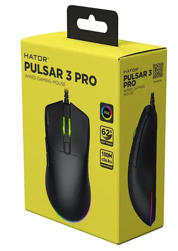 Миша HATOR Pulsar 3 PRO Black (HTM620) - фото 6
