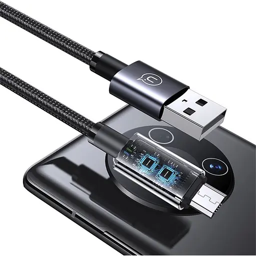 Кабель Usams US-SJ668 USB-A to Micro-USB 2A 1.2m Tarnish [138994] - фото 6