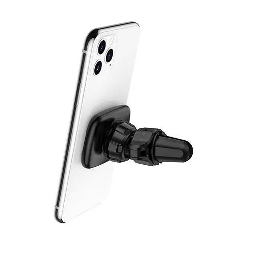 Холдер Hoco CA65 Sagittarius series air outlet magnetic car holder Черный - фото 2