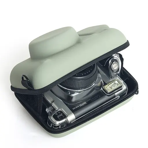 Чехол для Fujifilm Instax Wide 400/300/210 жесткий EVA зеленый - фото 4