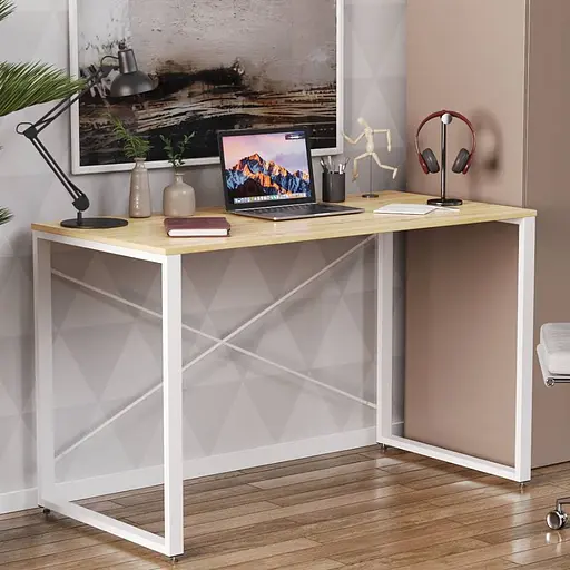 Письменный стол Ferrum-decor Серии Коннект 75x120x60 белый ДСП Дуб Артизан 16мм (FRD-104209)