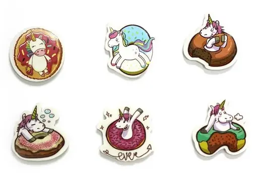 Ластик Єдиноріг у донаті, 30 шт.