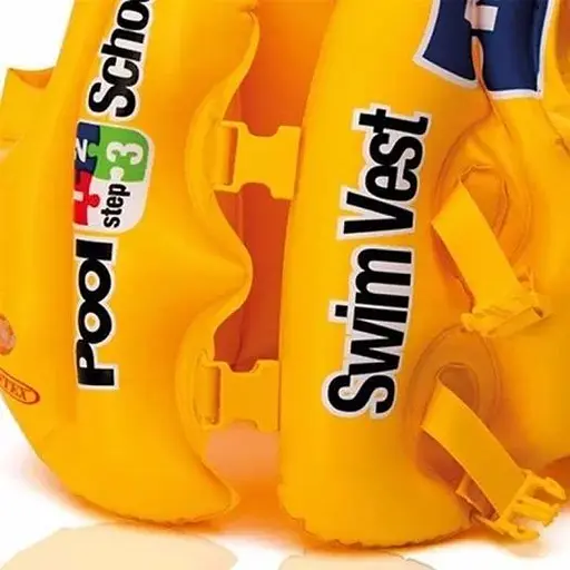 Дитячий надувний жилет Intex 58660 Pool School, серія Школа плавання, 50 x 47 см - фото 3