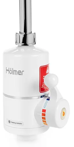 Водонагреватель проточный Holmer HHW-303SH 3000 W механическое управление IPX4 White - фото 3