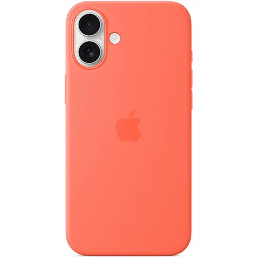 Чохол Epik Silicone case AAA with Magsafe and Animation button для Apple iPhone 16 Plus 6.7 Tangerine - фото 4