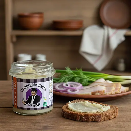 Часникова паста охолоджена | Смак живого часнику (з оливковою олією) - фото 6