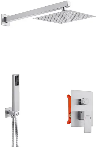 Душевая система Kroner KRP Edelstahl Kubus - ESG082 (CV029971) - фото 1