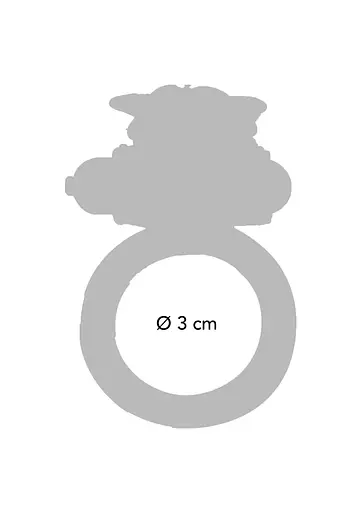 Виброкольцо Toy Joy Flutter Ring 7.5 см фиолетовый - фото 3