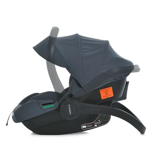 Детское автокресло El Camino ME 1186 i-KEEP Melange Rock Gray – рост от 40 до 87 см - фото 8