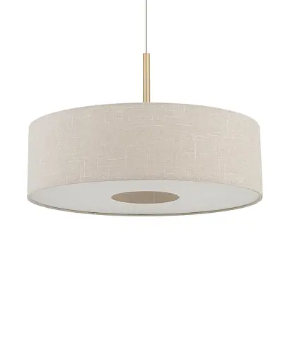 Підвісний світильник, люстра Nowodvorski 11653 Santana L E27 1x25W IP20 бежевий - фото 3