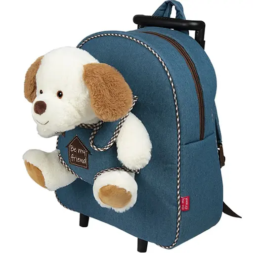 Рюкзак на колесах Perletti Toys Duff Dog джинсовий (P13034) - фото 5