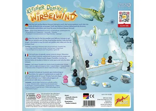 Настольная игра Zoch Дракончик Вихрь (Kleiner Drache Wirbelwind) (англ.) (601105202) - фото 2
