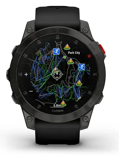 Смарт-часы Garmin Epix Gen 2 Sapphire - Black Titanium (010-02582-10/11/18) - фото 9