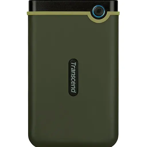 Накопичувач Transcend зовнiшнiй HDD 2.5` USB 2.0TB StoreJet 25M3 Military Green Slim (TS2TSJ25M3G)