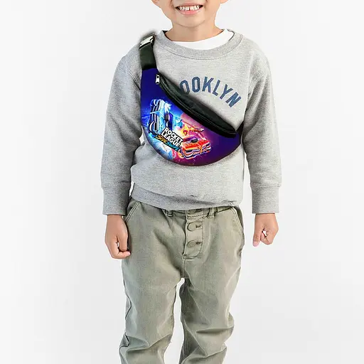 Сумка-бананка   "Rocket League" з принтом, 32х15см, дитяча, молодіжна (00070)