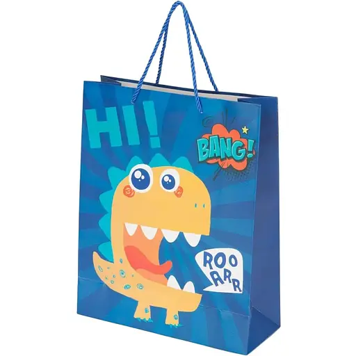 Пакет подарунковий YY050911 M Синій - фото 1