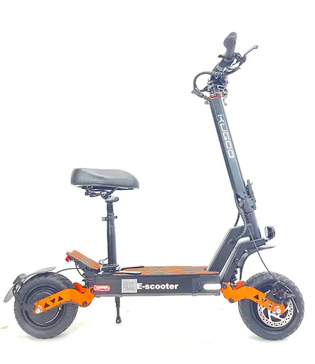 Электросамокат Kugoo E-scooter Двухмоторный с сиденьем (4000W, 48V, 24Ah) - фото 3