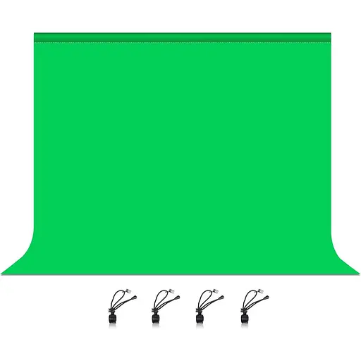 Фон хромакей зелений Puluz PU5214G 3x2м [79397]