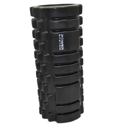 Масажний ролик (роллер) Power System PS-4050 Fitness Foam Roller Black/Orange (33x15см) (PS-4050_Orange) - фото 3