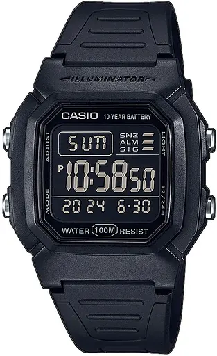 Часы CASIO W-800H-1BVES