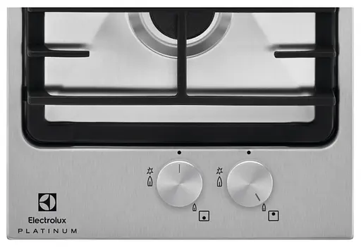 Варильна поверхня газова Electrolux 30 см чавун доміно нержавіюча сталь - фото 2