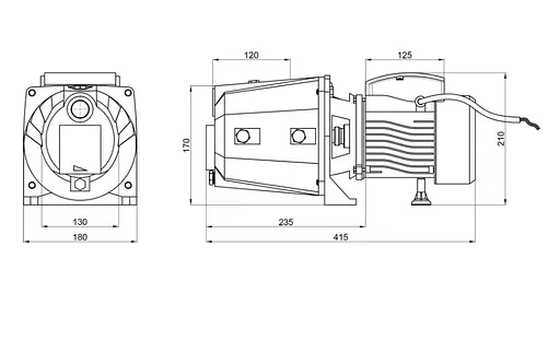 Насос самовсмоктувальний відцентровий Thermo Alliance D-JETm100M - фото 4