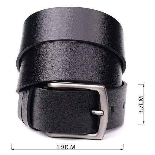 Ремінь із натуральної шкіри Bond надійний чоловічий 130х3,7 см acs0029615 - фото 3