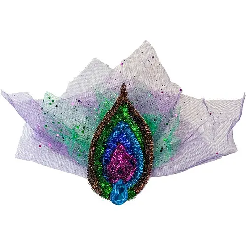 Брошь Павлин с заколкой - фото 2