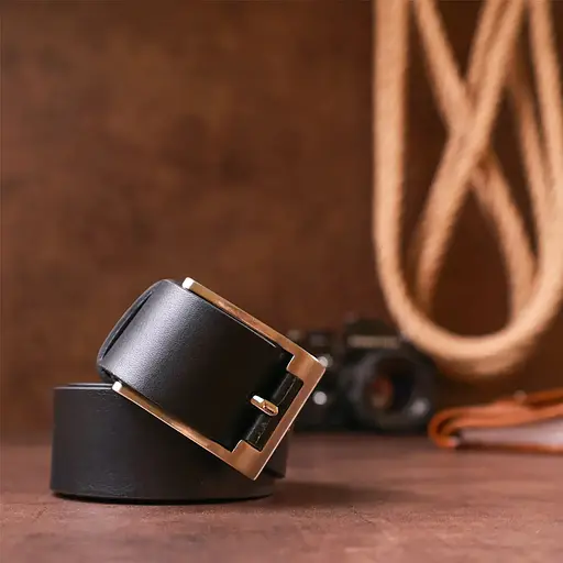 Ремінь шкіряний Grande Pelle чоловічий 120х3,7 см acs0024429 - фото 5