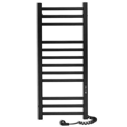 Електрична рушникосушарка Laris Зебра Імідж ЧФЧ12 350x900 Е права 73207655, Чорний матовий, Праве, Електронний - фото 2