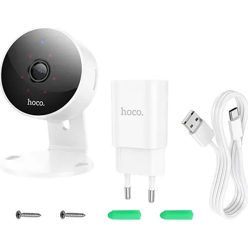 IP-камера для відеоспостереження Hoco D7 Indoor HD (6942007643580) [146418] - фото 6