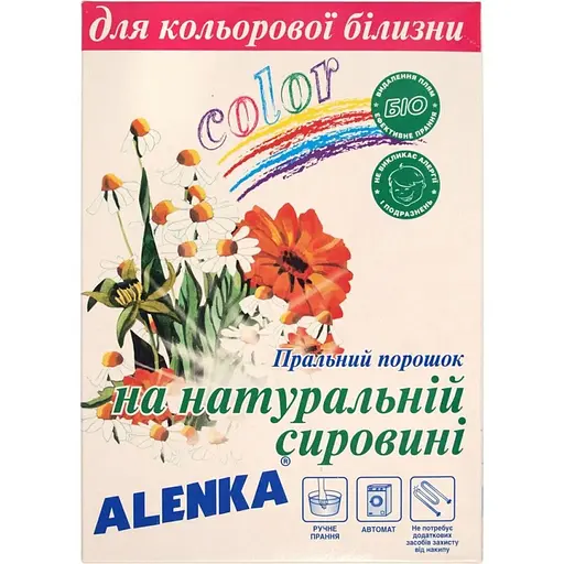 Пральний порошок Alenka color для кольорової білизни 450 г - фото 1