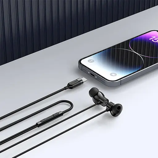 Гарнітура Acefast L10, USB-C, Black - фото 2