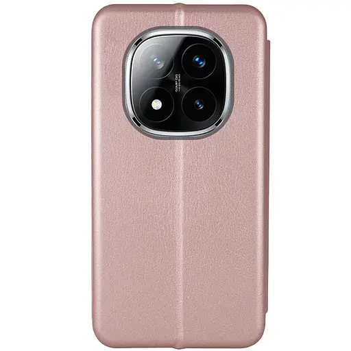 Чехол-книжка Epik кожаный Classy для Xiaomi Redmi Note 14 Pro 4G Rose Gold - фото 2