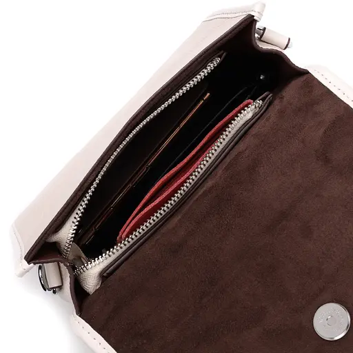 Женская кожаная сумка Vintage с полукруглым клапаном 20.5х14х8.5 см sum0029015 - фото 8