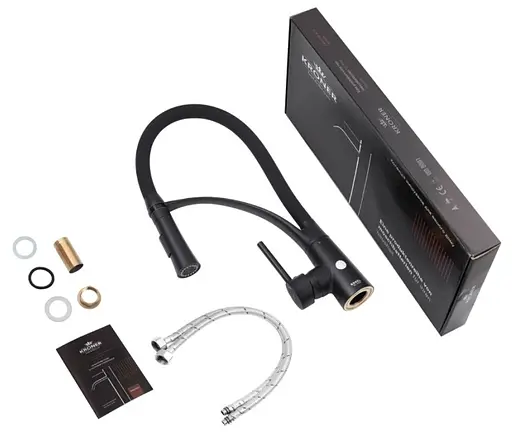 Змішувач для кухні Kroner KRP Ersel - SCH03393BLK (CV033799) - фото 8