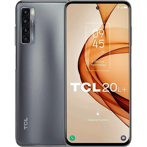 Смартфон TCL 20L+ (T775H) 6/256Gb DS Milky Way Black UA UCRF NFC