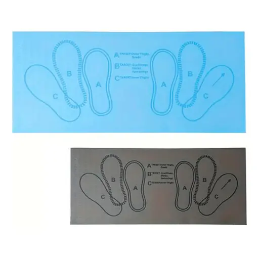 Йогамат для фитнеса/приседаний, антискользящий, TPE, 35x79 см, толщина 6 мм, 35x8x8 см - фото 2