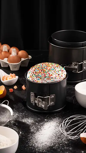 Форма для выпечки Ardesto Gemini куличи и кексы 16x13 см серая (AR2507G) - фото 5