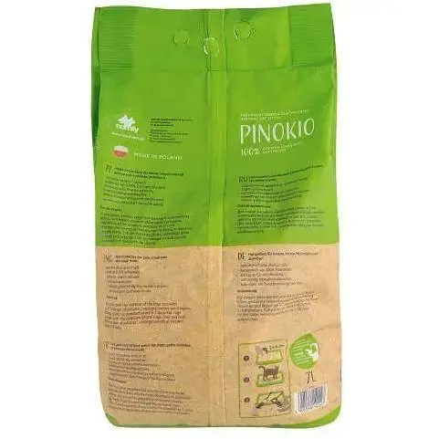 Гигиенический наполнитель Comfy Pinokio для кошек 7 л (древесный) - фото 2