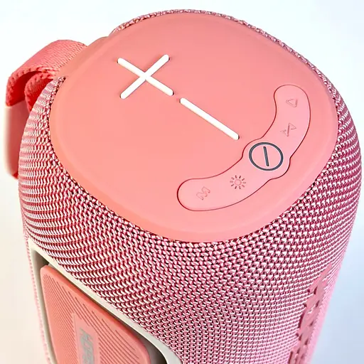 Колонка портативна Hopestar H65 20W Bluetooth з ргб-підсвіткою LED рожева - фото 2