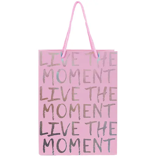 Набор подарочных пакетов Axent Live the moment бумажные 18х24 см 5 шт. (8501-29-A) - фото 2