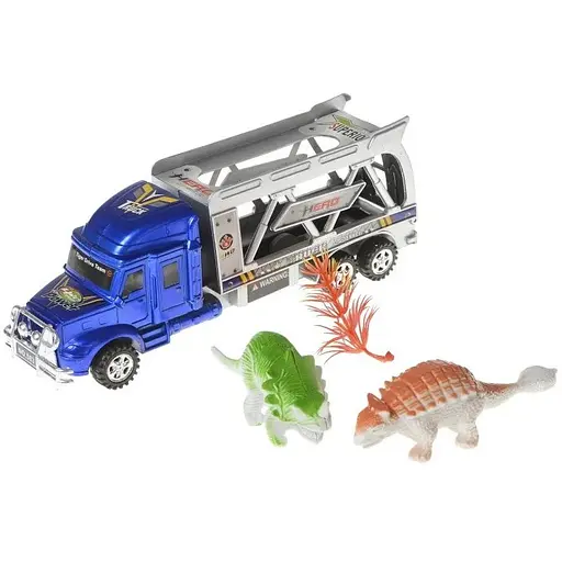 Игрушечный грузовик с платформой и фигурками IM96B