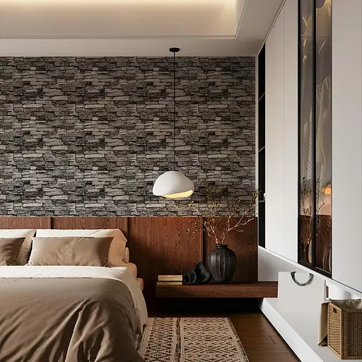 Самоклеющаяся 3D панель 700x770x3мм Графитовый (59-3) SW-00001481 - фото 5