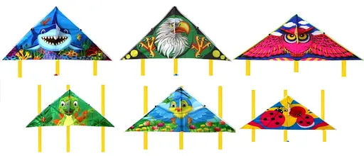 Повітряний змій VZ2470 80 см, у пакеті (6945378370017) Микс - фото 1