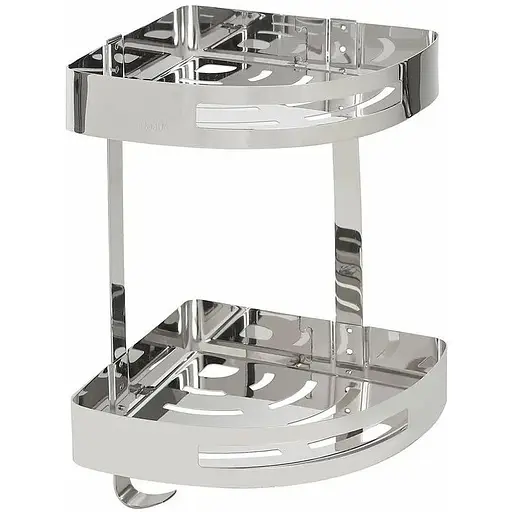 Полочка на два яруса Platinum 2201-2-9 Gb, Нержавеющая сталь - фото 1