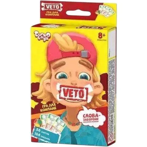 Настільна розважальна гра Danko Toys Veto міні (рус) (VETO-02-01U) (2000903506256) - фото 1