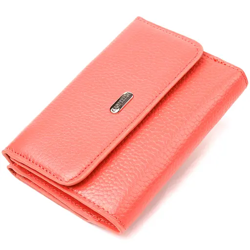 Женский кожаный кошелек Canpellini 12х8.7х1.5 см acs0025104 - фото 1